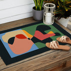 Geometric Abstraction 132 Outdoor Rug Gallery Image 2