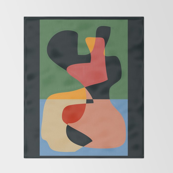 Geometric Abstraction 132 Throw Blanket Gallery Image 2