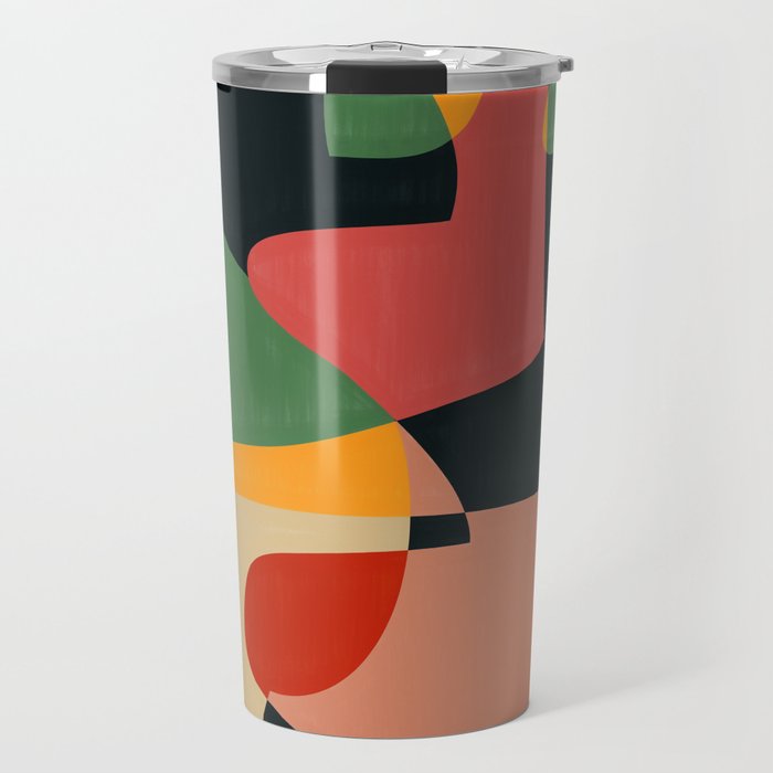 Geometric Abstraction 132 Travel Mug Gallery Image 1