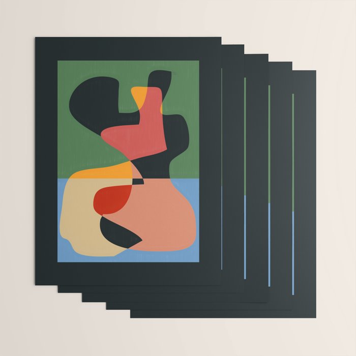 Geometric Abstraction 132 Wrapping Paper Gallery Image 3