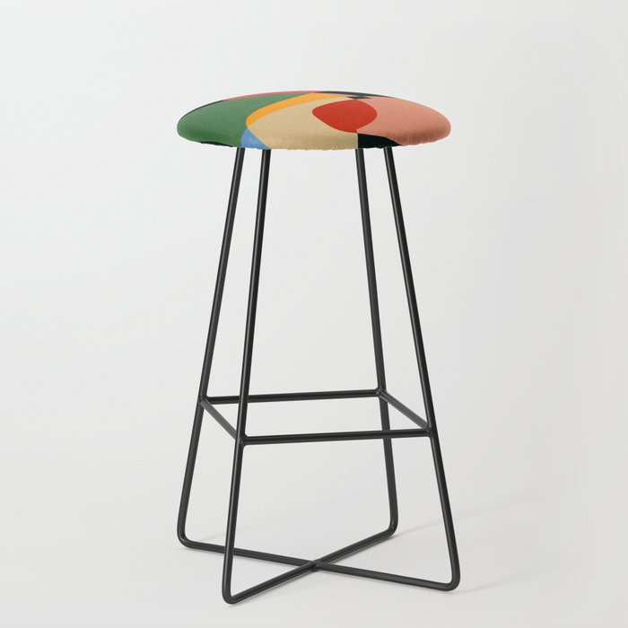 Geometric Abstraction 132 Stool Gallery Image 1