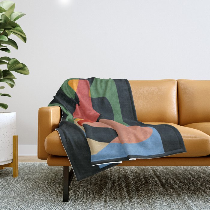 Geometric Abstraction 132 Throw Blanket Gallery Image 1