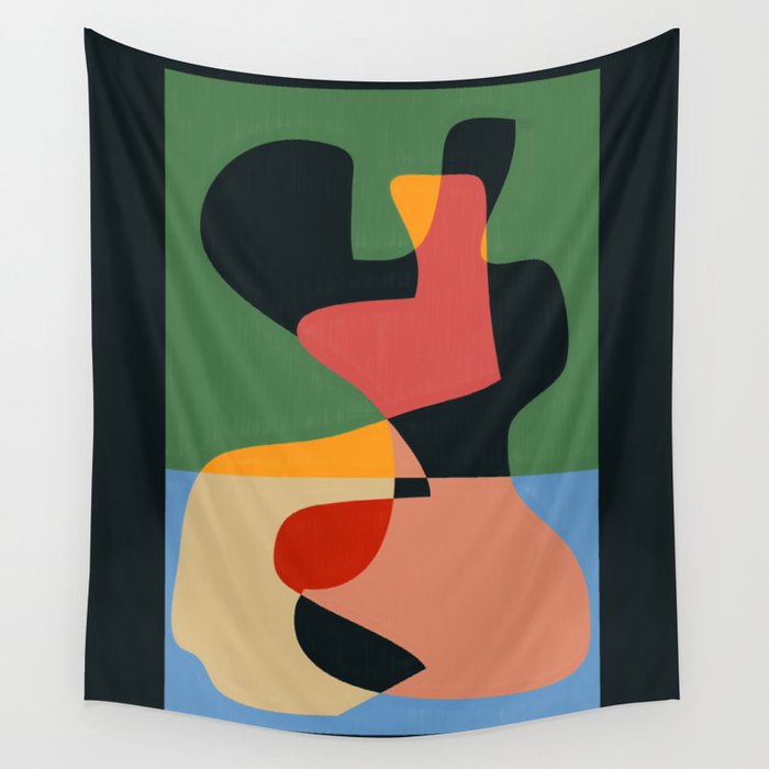 Geometric Abstraction 132 Wall Tapestry Gallery Image 4
