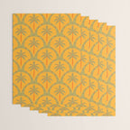 Vintage summer palm tree art pattern Wrapping Paper Gallery Image 3