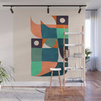 Two birds dancing Wall Mural Gallery Image 1