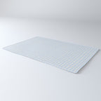 Blue White Gingham Check Rug Gallery Image 3