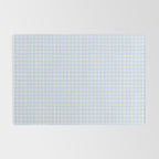 Blue White Gingham Check Rug Gallery Image 2