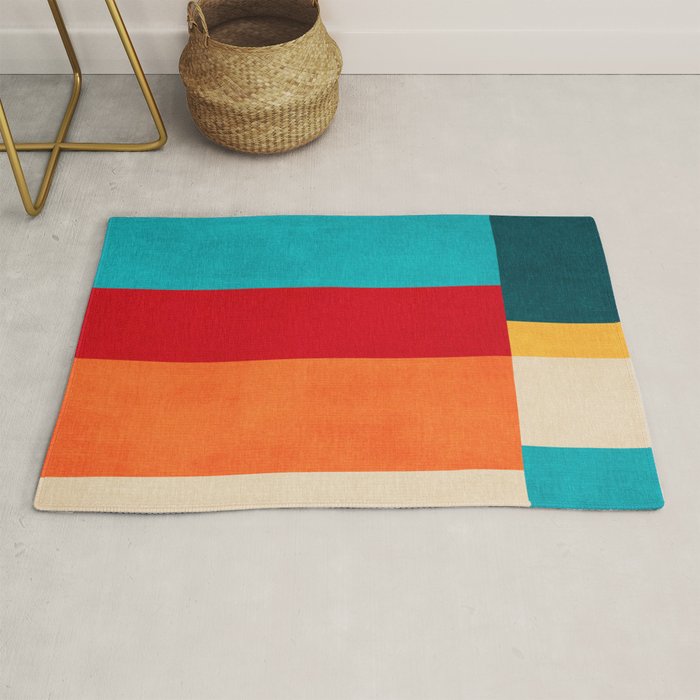 Modern Minimalist Geometric Artwork Rug Gallery Image 1