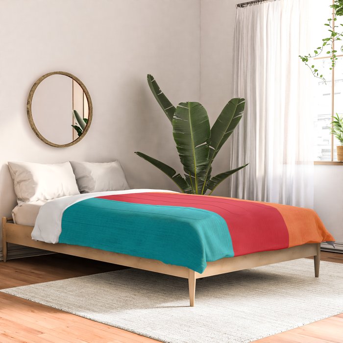 Modern Minimalist Geometric Artwork Comforter Gallery Image 2