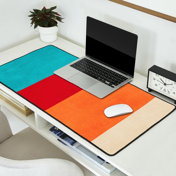 Modern Minimalist Geometric Artwork Desk Mat Gallery Image 2