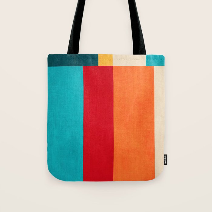 Modern Minimalist Geometric Artwork Tote Bag Gallery Image 1
