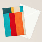 Modern Minimalist Geometric Artwork Stationery Card Gallery Image 2