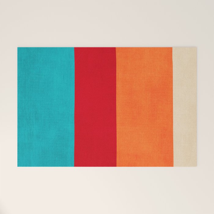 Modern Minimalist Geometric Artwork Welcome Mat Gallery Image 1