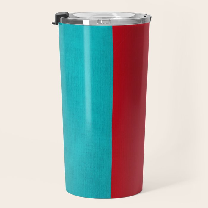 Modern Minimalist Geometric Artwork Travel Mug Gallery Image 3