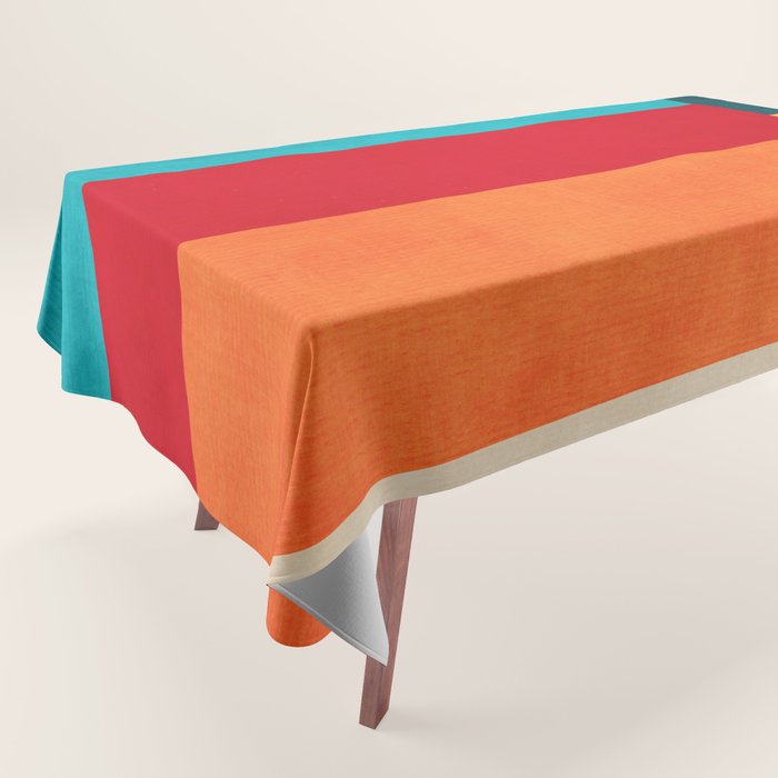Modern Minimalist Geometric Artwork Tablecloth Gallery Image 1