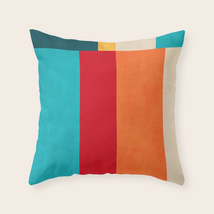 Modern Minimalist Geometric Artwork Throw Pillow Gallery Image 1