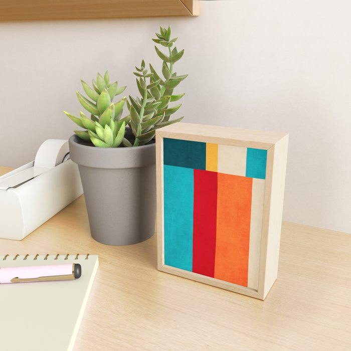 Modern Minimalist Geometric Artwork Mini Art Print Gallery Image 2