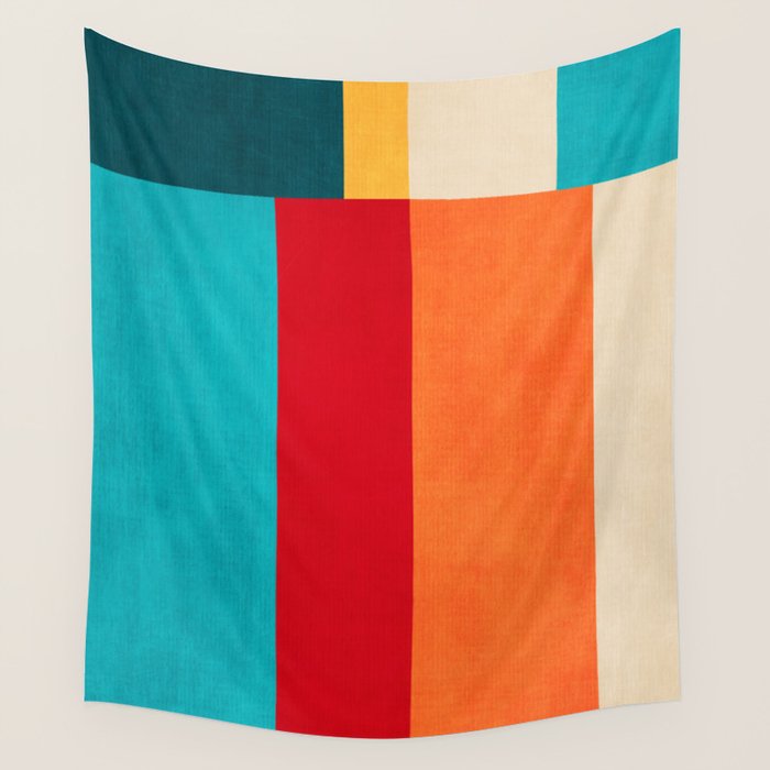 Modern Minimalist Geometric Artwork Wall Tapestry Gallery Image 4