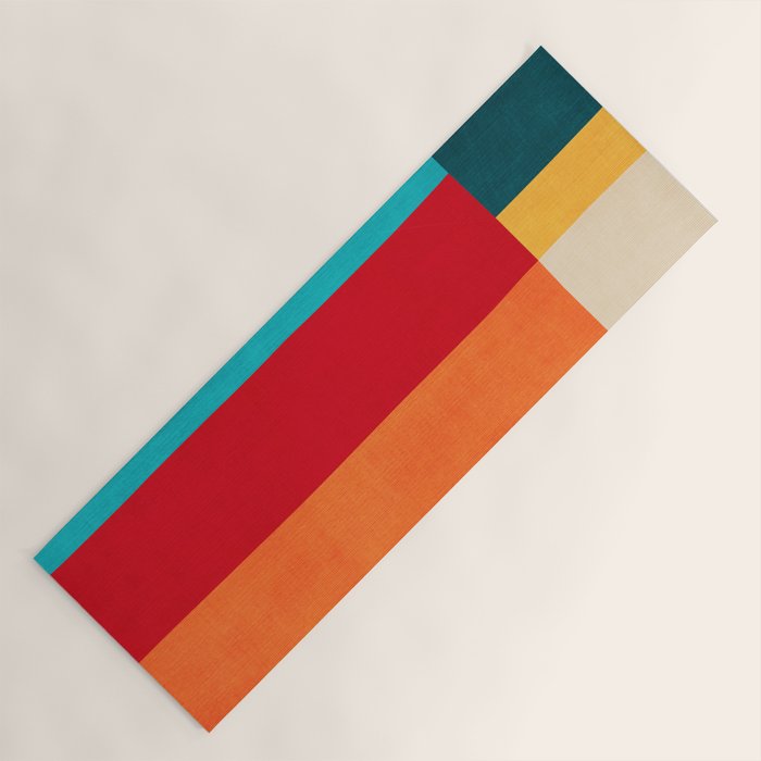 Modern Minimalist Geometric Artwork Yoga Mat Gallery Image 1