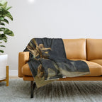 Francisco Goya "Witches' Flight also known as Witches in Flight or Witch" Throw Blanket Gallery Image 1