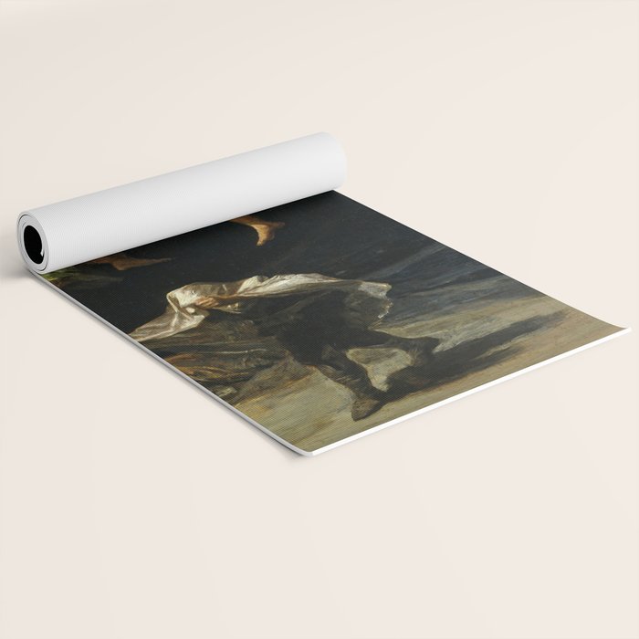Francisco Goya "Witches' Flight also known as Witches in Flight or Witch" Yoga Mat Gallery Image 2