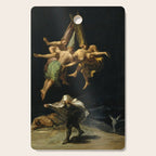Francisco Goya "Witches' Flight also known as Witches in Flight or Witch" Cutting Board Gallery Image 1