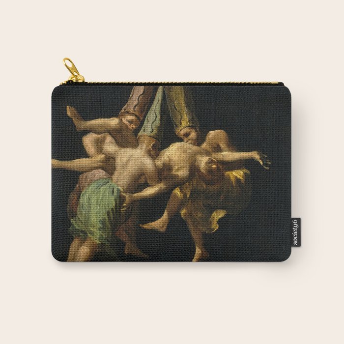 Francisco Goya "Witches' Flight also known as Witches in Flight or Witch" Carry All Pouch Gallery Image 1