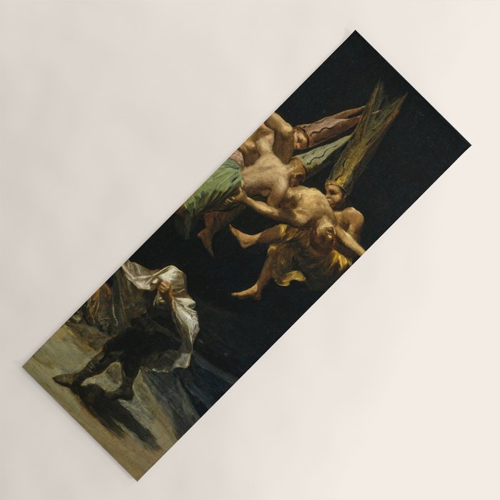 Francisco Goya "Witches' Flight also known as Witches in Flight or Witch" Yoga Mat Gallery Image 1