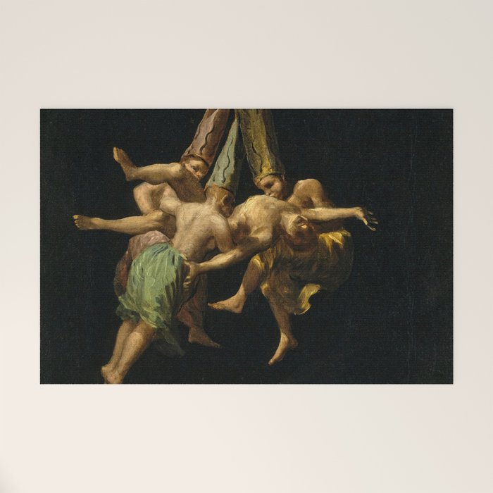Francisco Goya "Witches' Flight also known as Witches in Flight or Witch" Welcome Mat Gallery Image 1
