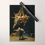 Francisco Goya "Witches' Flight also known as Witches in Flight or Witch" Wrapping Paper Gallery Image 1