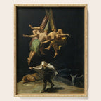Francisco Goya "Witches' Flight also known as Witches in Flight or Witch" Serving Tray Gallery Image 1