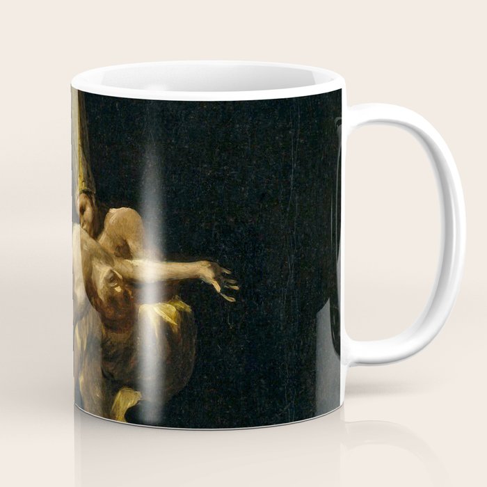 Francisco Goya "Witches' Flight also known as Witches in Flight or Witch" Coffee Mug Gallery Image 1