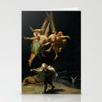 Francisco Goya "Witches' Flight also known as Witches in Flight or Witch" Stationery Card Gallery Image 2