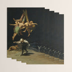 Francisco Goya "Witches' Flight also known as Witches in Flight or Witch" Wrapping Paper Gallery Image 3