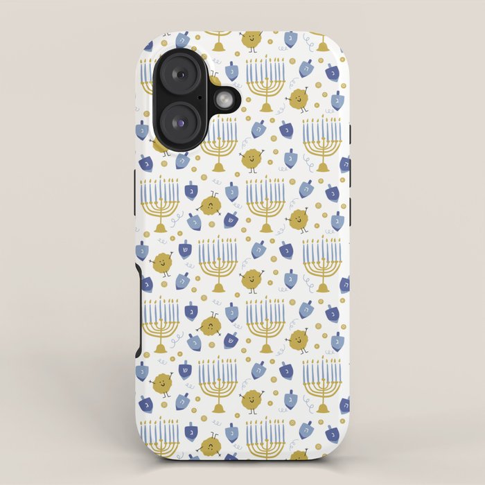 Hanukkah Latke and Menorah iPhone Case Gallery Image 1