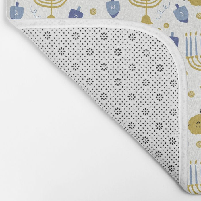 Hanukkah Latke and Menorah Bath Mat Gallery Image 2
