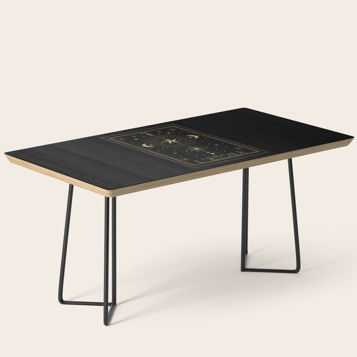 L'Etoile or The Star Tarot Gold Coffee Table Gallery Image 1
