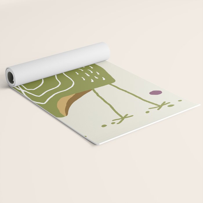 Quirky Brolga Yoga Mat Gallery Image 2
