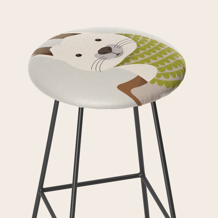 Whimsical Red Squirrel Stool Gallery Image 2