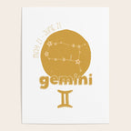 Gemini Constellation Poster Gallery Image 4