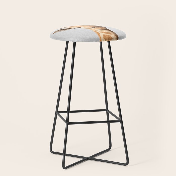 Baby Giraffe - Colorful Stool Gallery Image 1