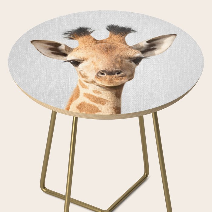 Baby Giraffe - Colorful Side Table Gallery Image 2