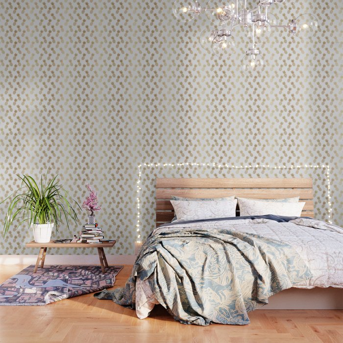 Gold Pineapple Pattern Wallpaper Gallery Image 3