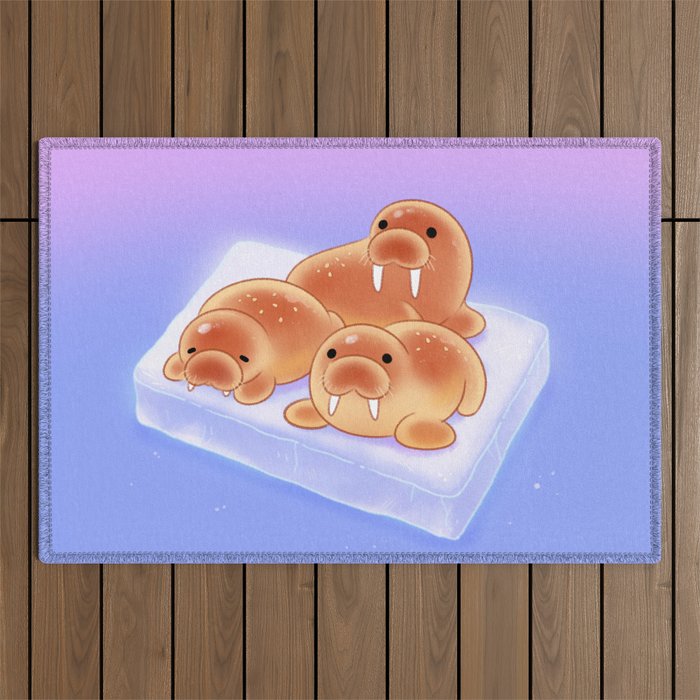 Walrus bun Outdoor Rug Gallery Image 1