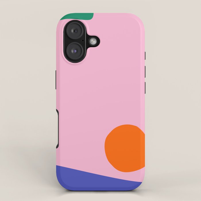 Abstract Modern Colorblock iPhone Case Gallery Image 1
