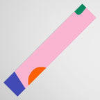 Abstract Modern Colorblock Table Runner Gallery Image 3