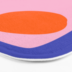 Abstract Modern Colorblock Bath Mat Gallery Image 3