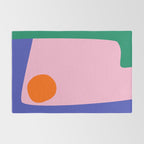 Abstract Modern Colorblock Rug Gallery Image 2
