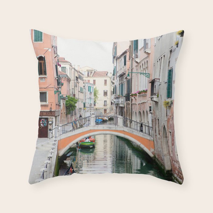 Venezia - Venice Italy Travel Photography Throw Pillow Gallery Image 6