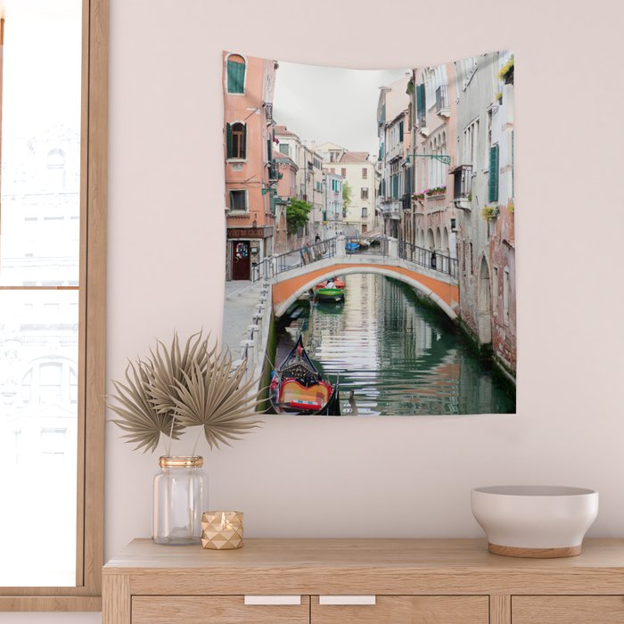 Venezia - Venice Italy Travel Photography Wall Tapestry Gallery Image 2